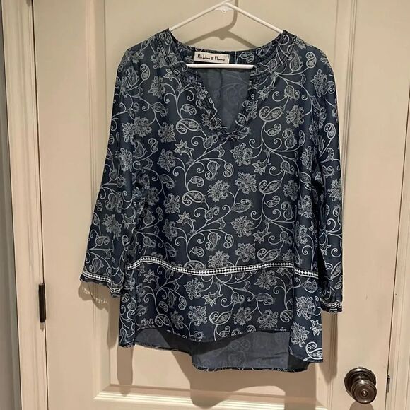 Madeline & Monroe blouse Xl - Picture 1 of 5